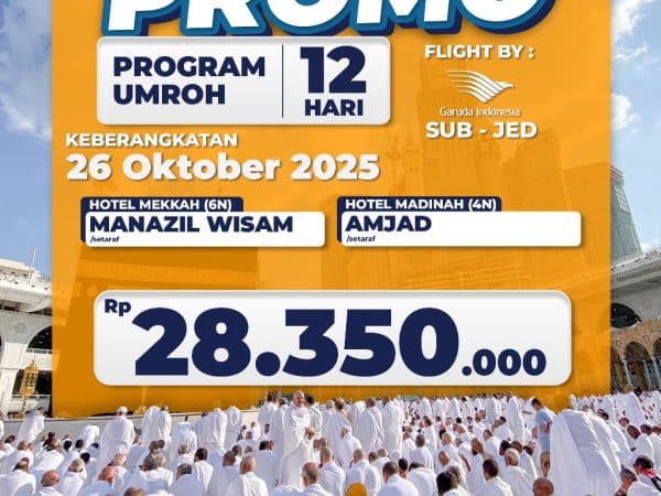 Promo Khusus Untuk Umroh Reguler 26 Oktober 2025