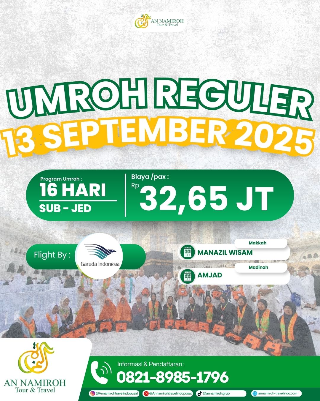 Umroh Reguler 13 September 2025