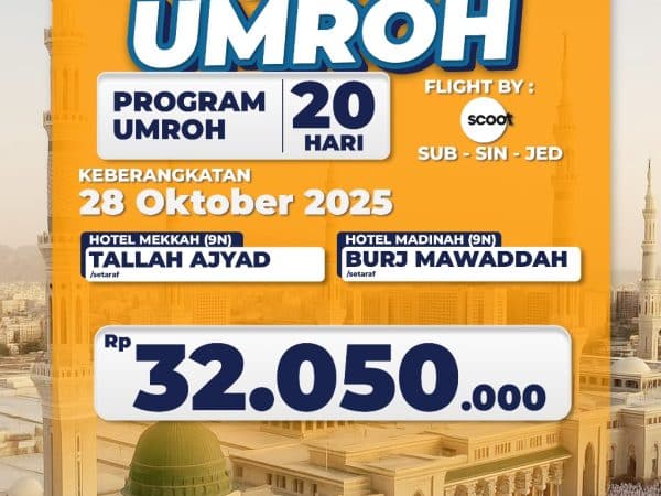 Umroh Reguler 28 Oktober 2025