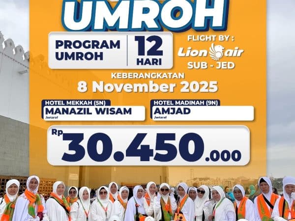 Umroh Reguler 8 November 2025