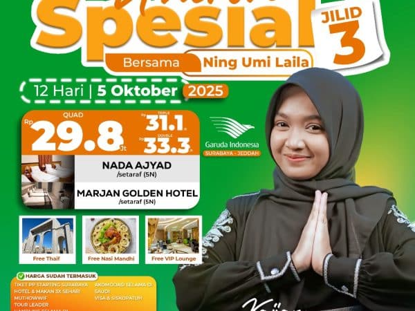 Umroh Khusus Bareng Ning Umi Laila Jilid 3, 5 Oktober 2025